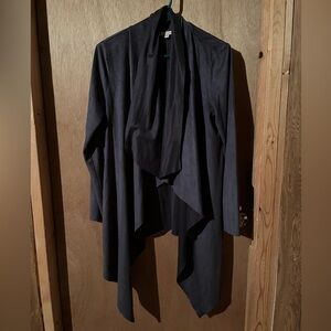 Gibson Latimer Charcoal Open Front Jacket